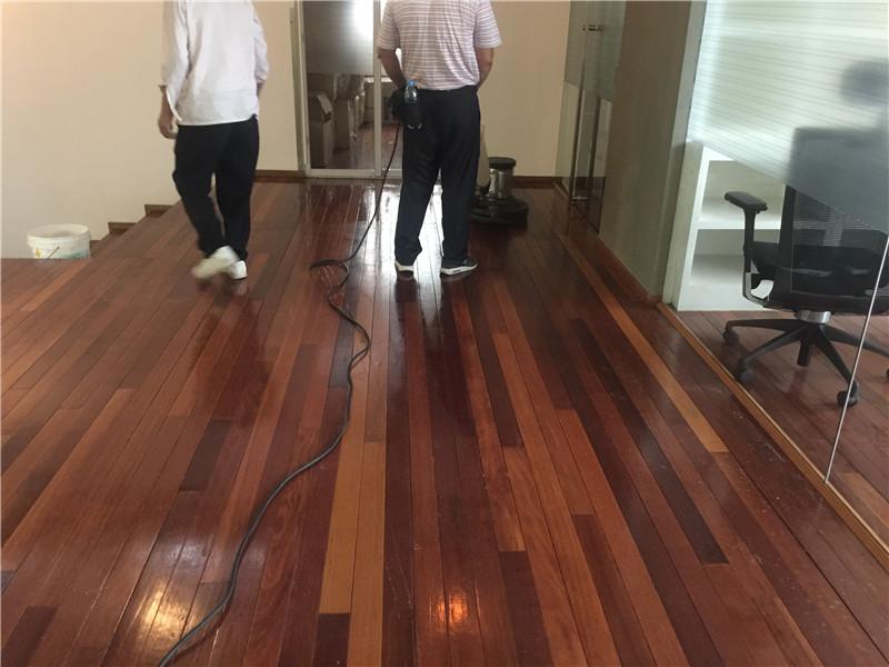 栖霞区地面清洗案例